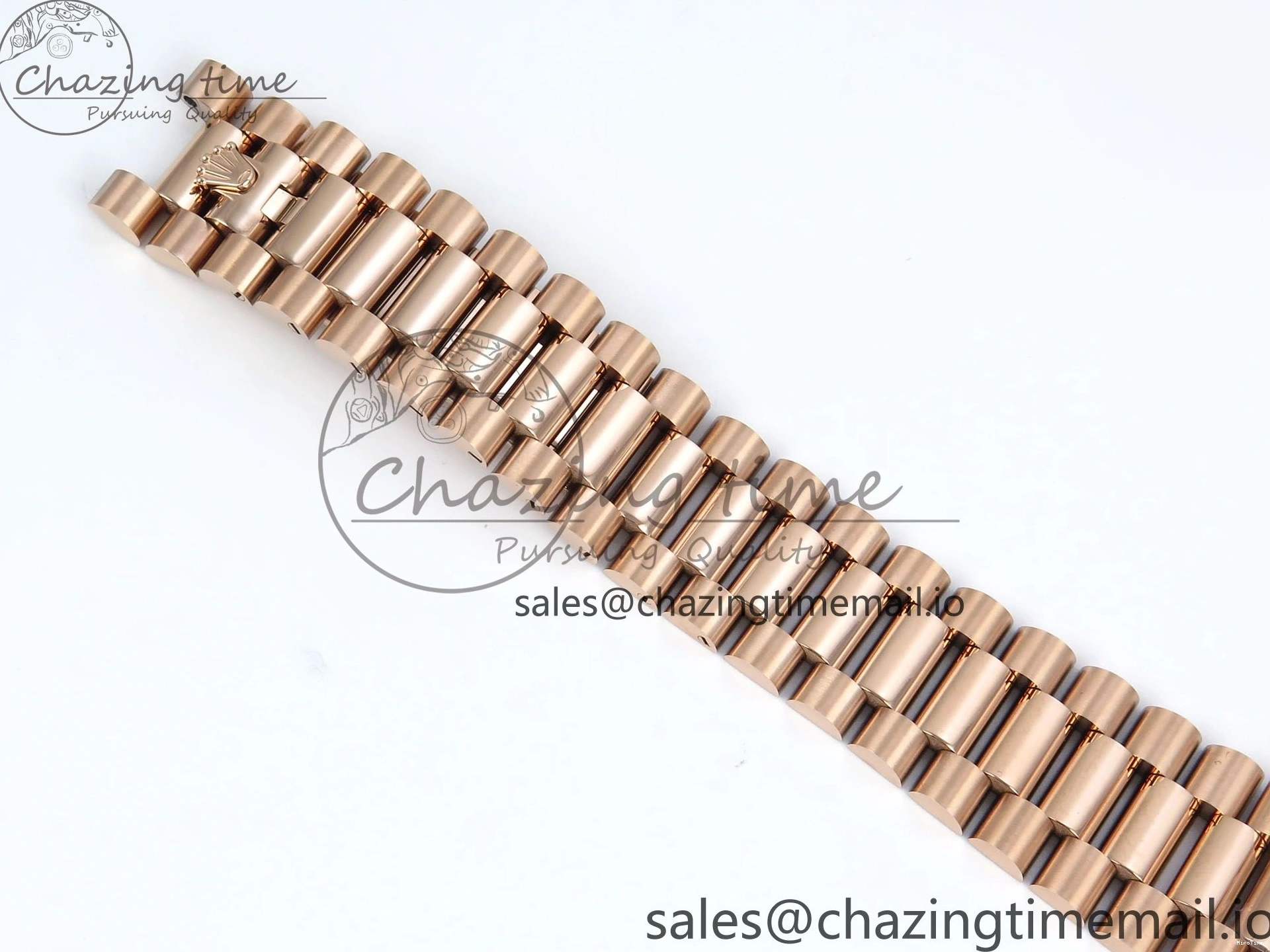 MiroTime 0310 Trendsetting DayDate 40 RG QF 1:1 Best Edition Green Roman Dial Diamonds Bezel on President Bracelet A2836 V5 (Gain Weight) 468